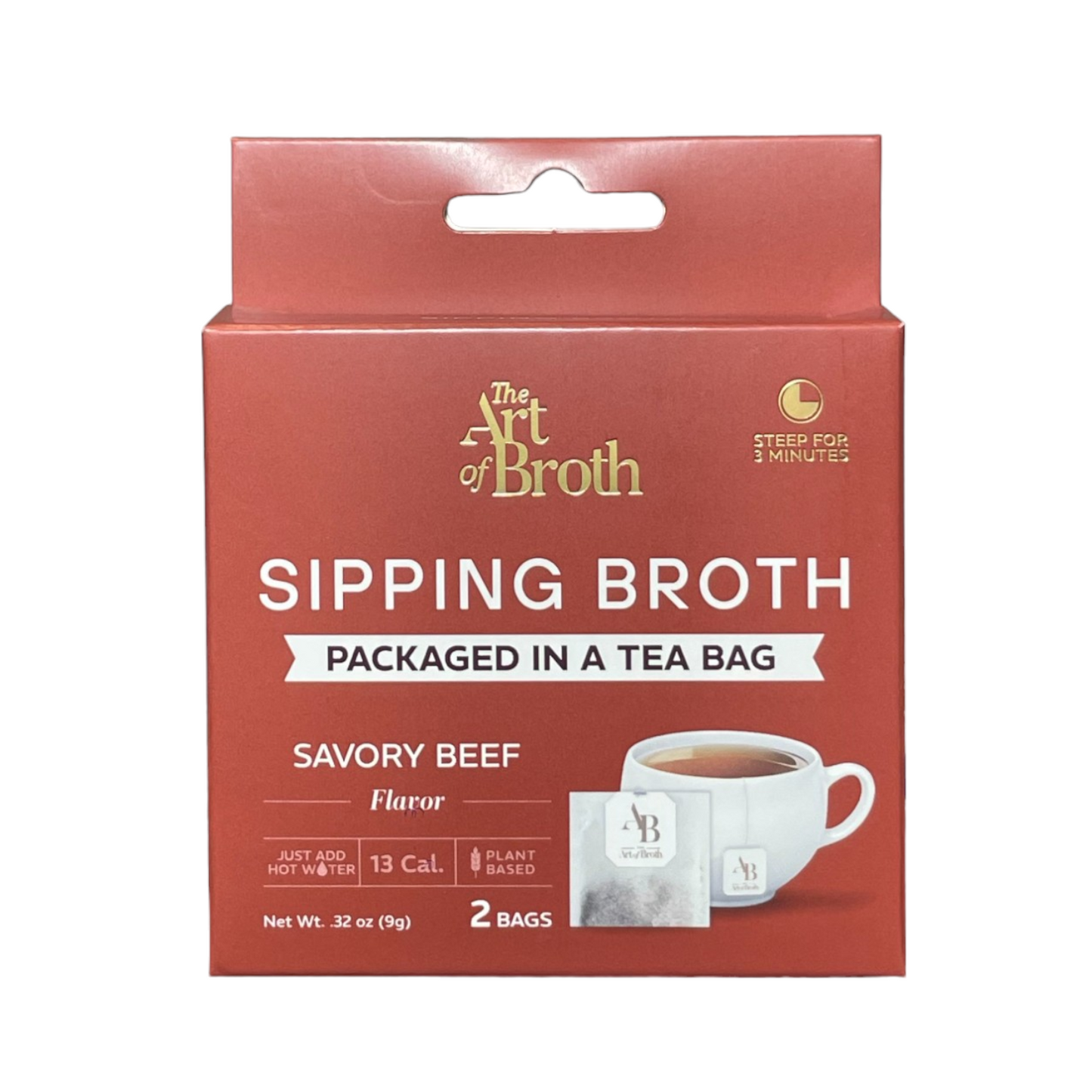 Savory Beef Bone Flavored Broth – Two Count
